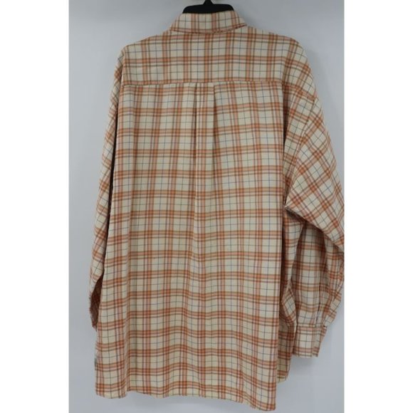 Vintage Burberry London mens XXL long sleeve button down shirt check plaid - Picture 5 of 13